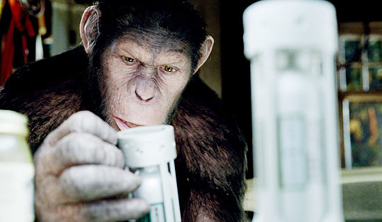 Andy Serkis vive o macaco Caesar em &quot;Planeta dos Macacos: A Origem&quot;