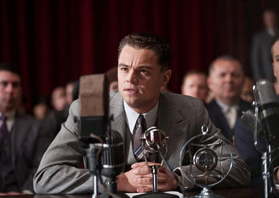 Leonardo DiCaprio em cena de novo filme de Clint Eastwood, "J. Edgar"