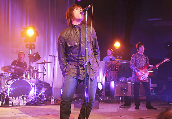 Liam Gallagher com seu Beady Eye