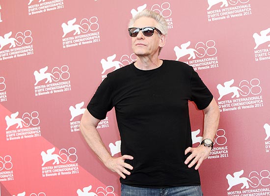 O diretor David Cronenberg posa para foto antes da exibio de seu novo filme no Festival de Veneza, em agosto