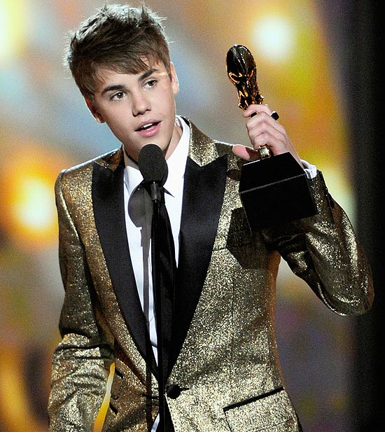 O cantor Justin Bieber durante o Billboard Music Awards, nos EUA, em maio passado