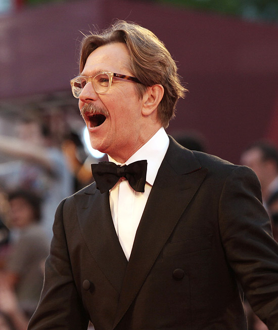 O ator Gary Oldman no festival de Veneza de 2011