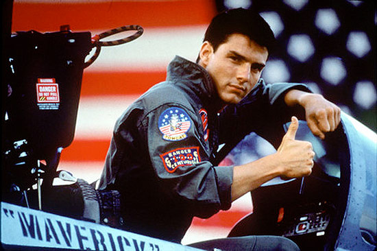 O ator Tom Cruise em cena do filme "Top Gun", que vai ser relanado em 3D