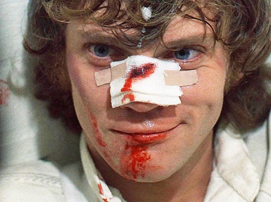 O ator Malcolm McDowell é o protagonista de &quot;Laranja Mecânica&quot;, de Stanley Kubrick, que passa na Mostra