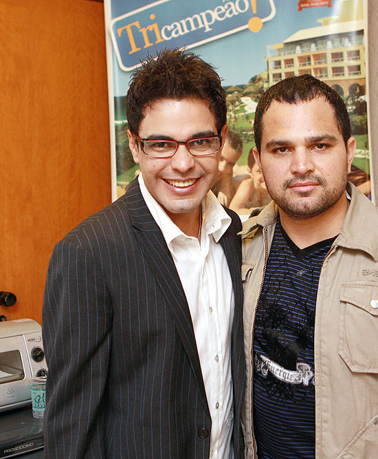 A dupla Zezé di Camargo (à esq.) e Luciano