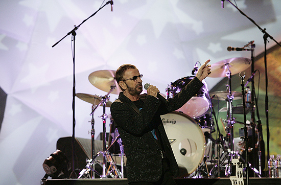 Ringo Starr ensaia no Auditório Nacional para seu show na Cidade do México, que acontece nesta terça