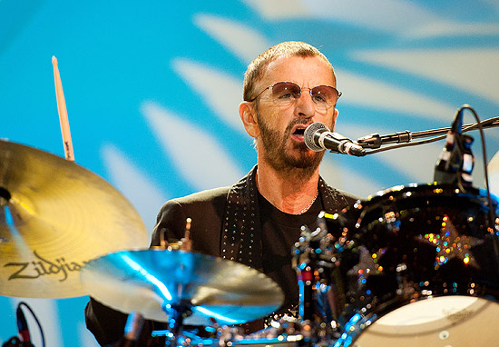 O ex-beatle Ringo Starr se apresenta em Porto Alegre, no começo de sua turñê pelo Brasil, na noite desta quinta (10)