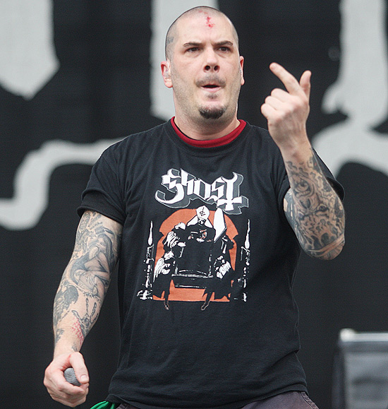 Phil Anselmo, vocalista da banda Down, volta ao Brasil após tocar no festival SWU em 2011 (foto)