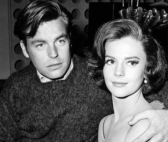 O casal Robert Wagner e Natalie Wood em foto de 1959