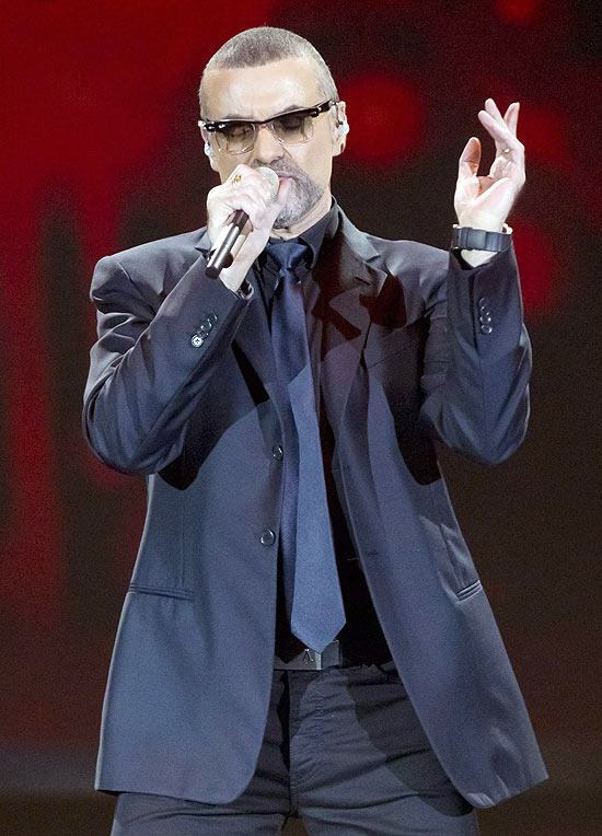 George Michael durante show na Suíça em outubro deste ano