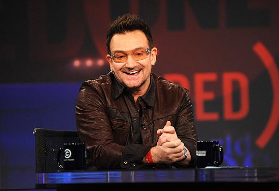 O vocalista do U2, Bono