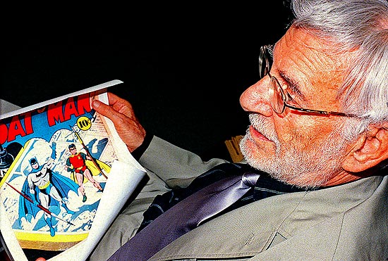 O cartunista americano Jerry Robinson, criador do Coringa e do Robin