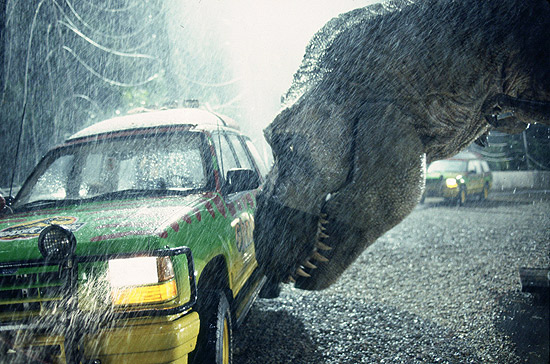 Cena do filme &quot;Jurassic Park - O Parque dos Dinossauros&quot;, de Steven Spielberg (1993)