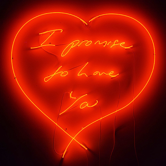 'I Promise to Love You', obra de Tracey Emin