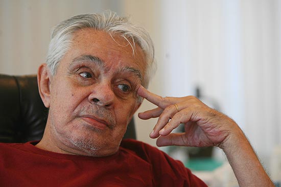O humorista Chico Anysio, que segue internado em hospital do Rio