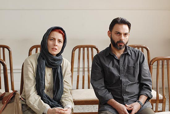 Leila Hatami e Peyman Moaadi em cena do filme iraniano "A Separação", de Asghar Farhadi, vencedor do Oscar