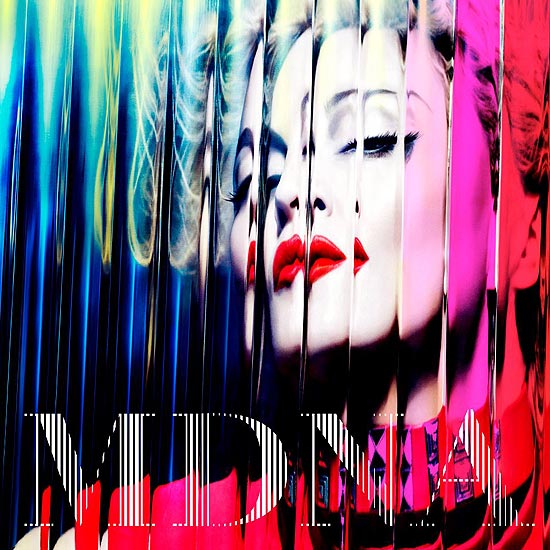 Capa do novo álbum da cantora Madonna, &quot;MDNA&quot;