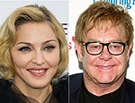 Madonna e Elton John (Charles Sykes/Associated Press)