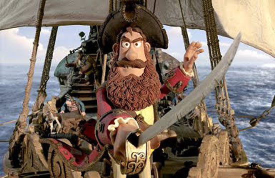 Cena do longa de animação "Piratas Pirados!", que ficou com o 3º lugar na lista dos mais vistos nos cinemas
