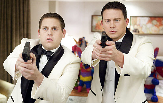 Channing Tatum and Jonah Hill em cena de &quot;Anjos da Lei&quot;