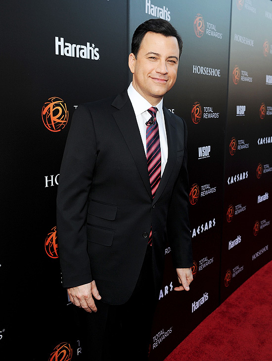 O apresentador Jimmy Kimmel, que apresentará o Emmy Awards