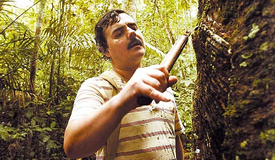 O ator Cássio Gabus Mendes, que viveu o líder seringueiro Chico Mendes, na minissérie "Amazônia"
