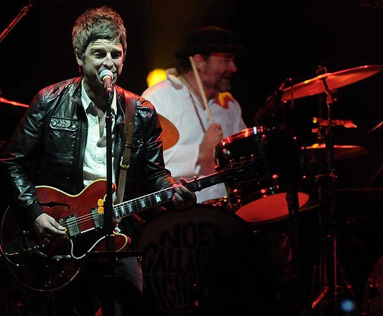 Noel Gallagher durante show em São Paulo, em maio deste ano