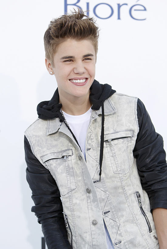 O cantor canadense Justin Bieber