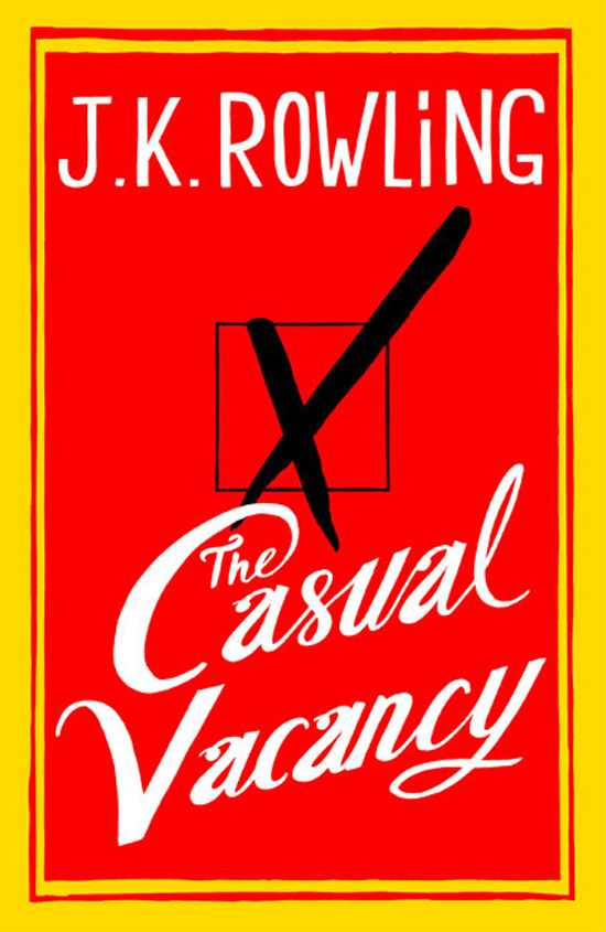 Capa do livro &quot;The Casual Vacancy&quot;, de J.K. Rowling, feita por Mario J. Pulice