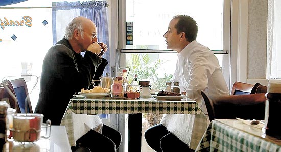 Larry David e Jerry Seinfeld em "Comedians in Cars Getting Coffee"