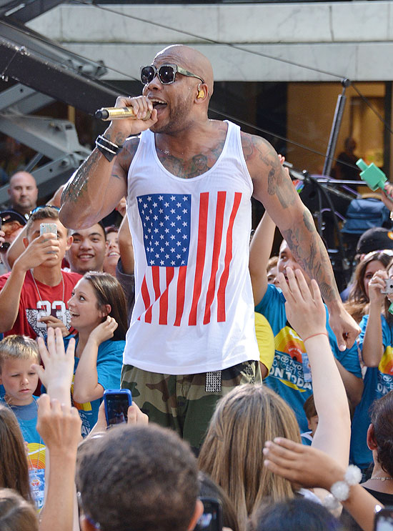 Rapper Flo Rida (foto) em show em Nova York; cantor é a atração do festival Spirit Fantasy em outubro, na Arena Anhembi (zona norte de SP)