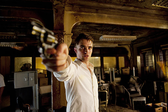 O ator Robert Pattinson em cena de "Cosmopolis"