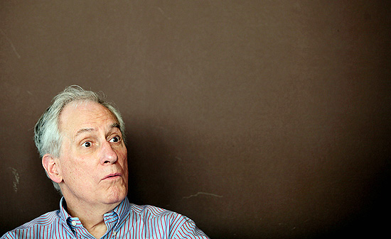 Robert Darnton no auditório da Folha, em São Paulo, em setembro de 2012