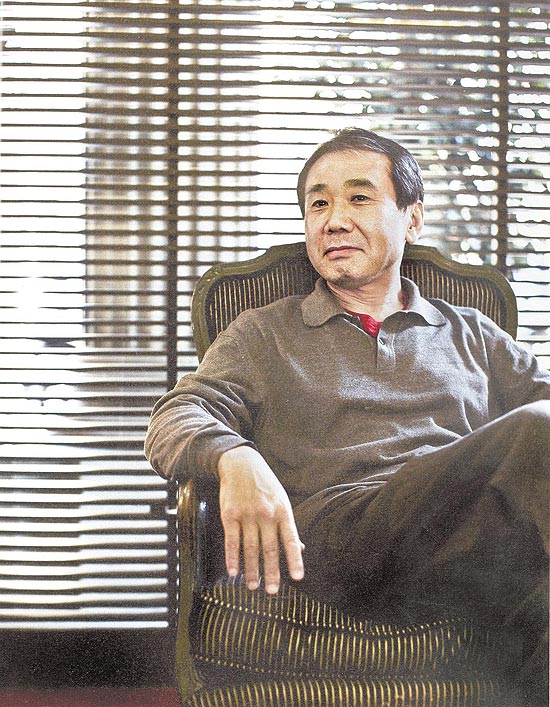 O escritor japons Haruki Murakami