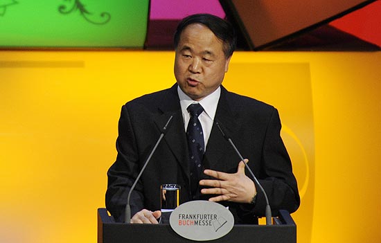 O chins Mo Yan, ganhador do Nobel de Literatura em 2012