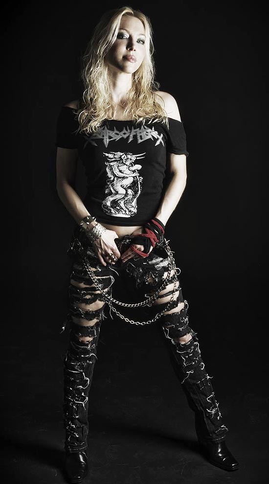 Angela Gossow, vocalista da banda de death metal Arch Enemy