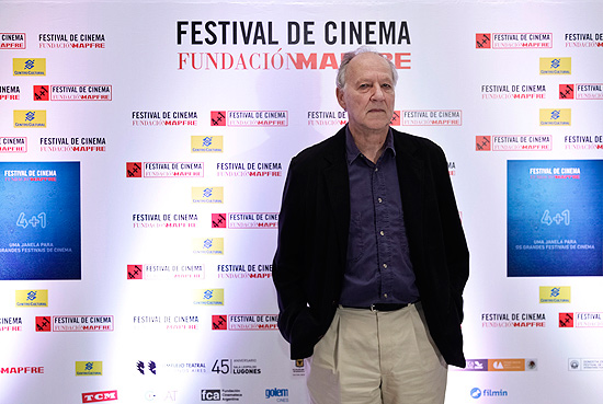 O cineasta Werner Herzog no festival 4 + 1, no Rio, em novembro de 2012 