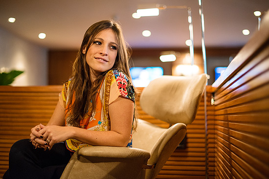 A cantora portuguesa Carminho, 28, durante entrevista em So Paulo
