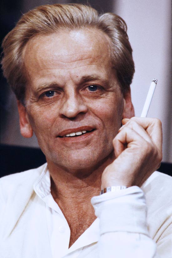 O ator alemo Klaus Kinski