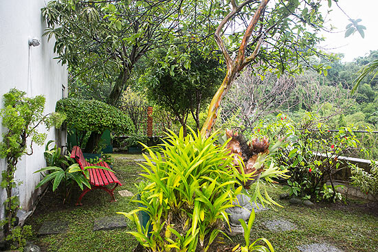 Famoso jardim do escritor Rubem Braga em Ipanema, no Rio