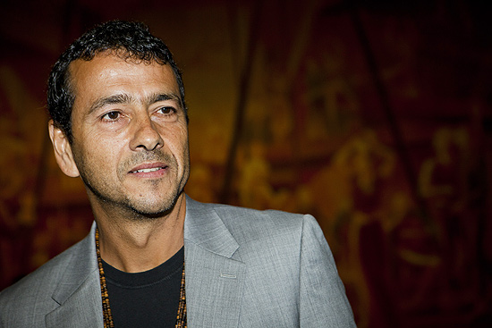 O ator Marcos Palmeira em festa da Globo, no ano passado