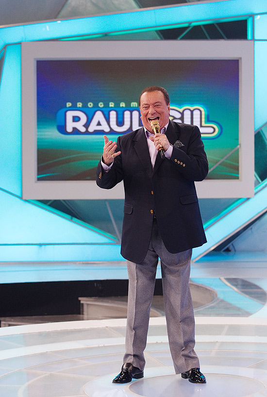 O apresentador Raul Gil