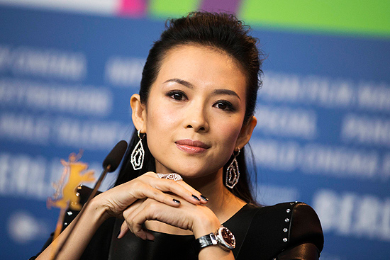 A atriz Zhang Ziyi, de "The Grandmaster" 