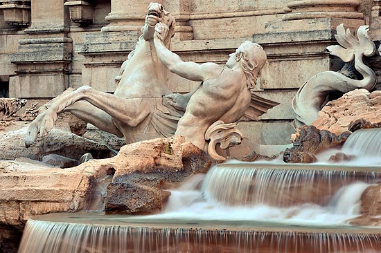 Fontana di Trevi, em Roma