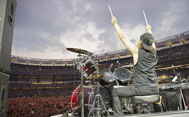 Dave Lombardo, baterista da banda de thrash metal Slayer