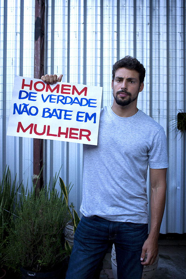 O ator Cauã Reymond participa de campanha internacional de combate à violência contra as mulheres que o Banco Mundial lança nesta sexta (1º) em Brasília 
