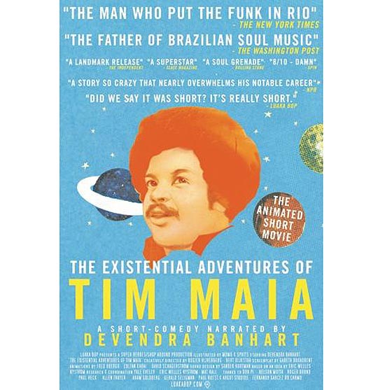 Cartaz do vdeo que apresenta Tim Maia nos Estados Unidos