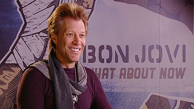 O cantor Jon Bon Jovi, que confirmou shows de sua banda no Brasil