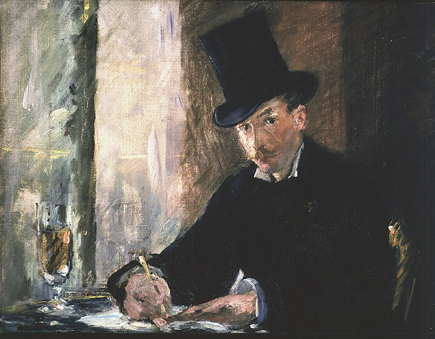 O quadro "Chez Tortoni" (1878-80), de Manet; a obra faz parte de uma srie de quadros roubados do Isabella Stewart Gardner Museum, em Boston
