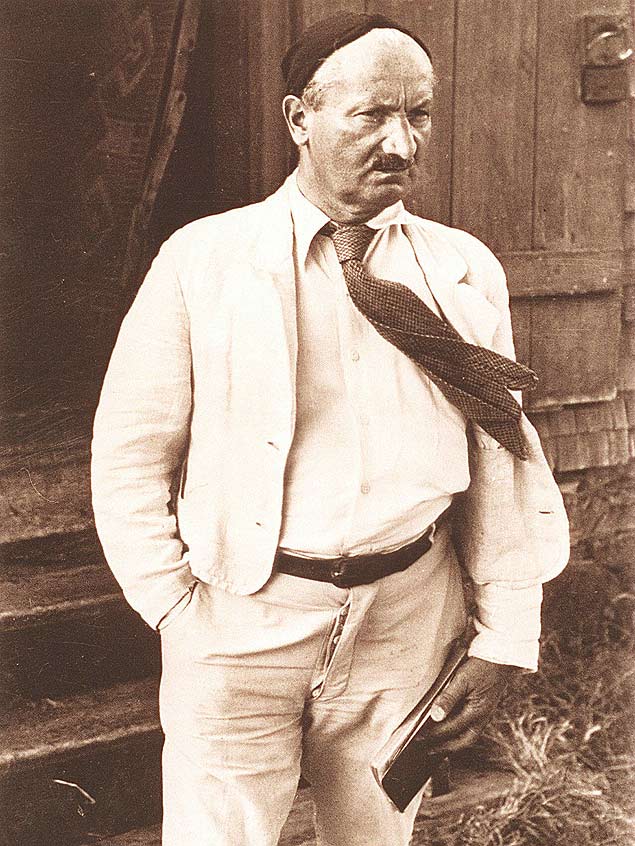 O filsofo alemo Martin Heidegger, autor de "Ser e Tempo"